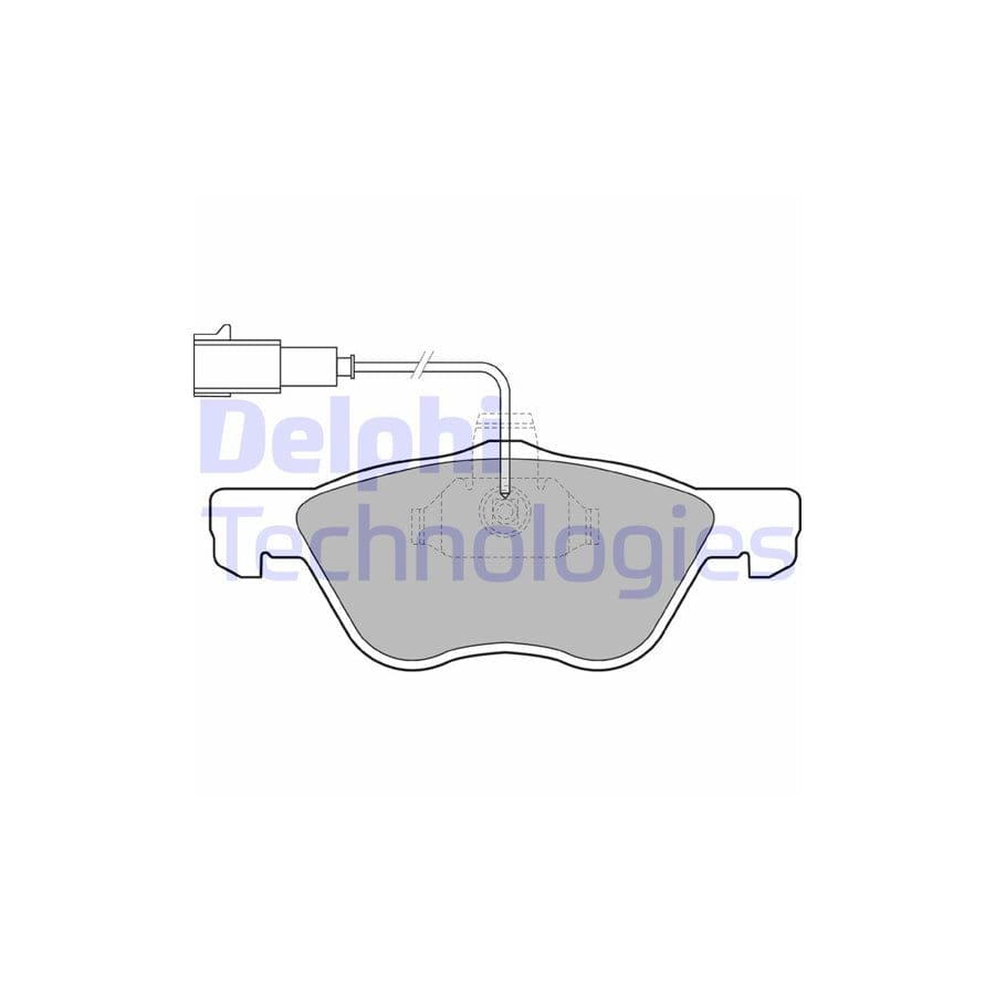 Delphi Lp1408 Brake Pad Set