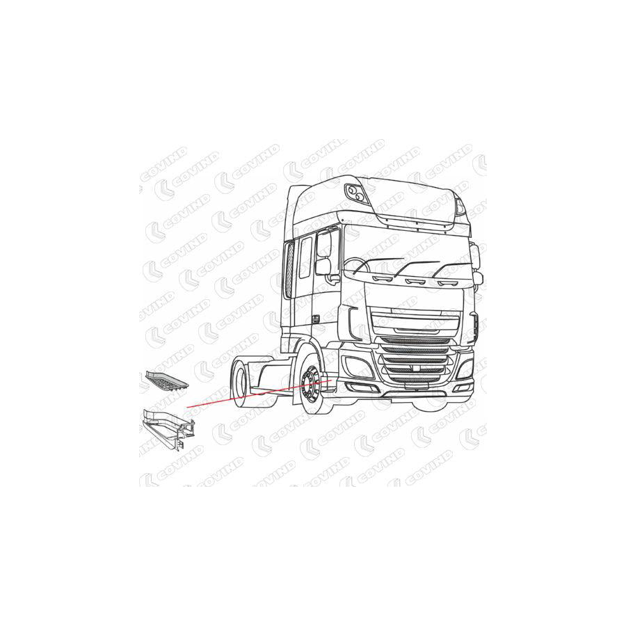 Covind Xf6/218 Foot Board