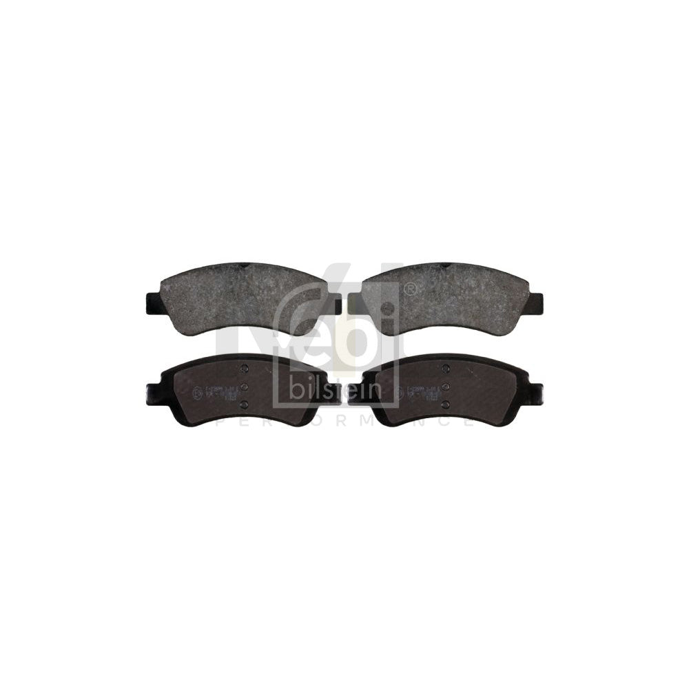 Febi Bilstein 16765 Brake Pad Set For Peugeot 207 Sw Front Axle