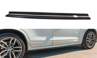 Maxton Design BM-X3-25-MPACK-SD1T Side Skirts Diffusers BMW X3 F25 M-Pack (Facelift) | ML Performance US Car Parts