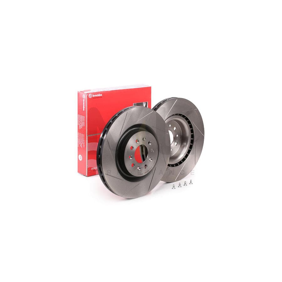 BREMBO COATED DISC LINE 09.8780.21 Brake Disc Internally Vented, Slotted, Coated, High-carbon, with bolts/screws | ML Performance Car Parts