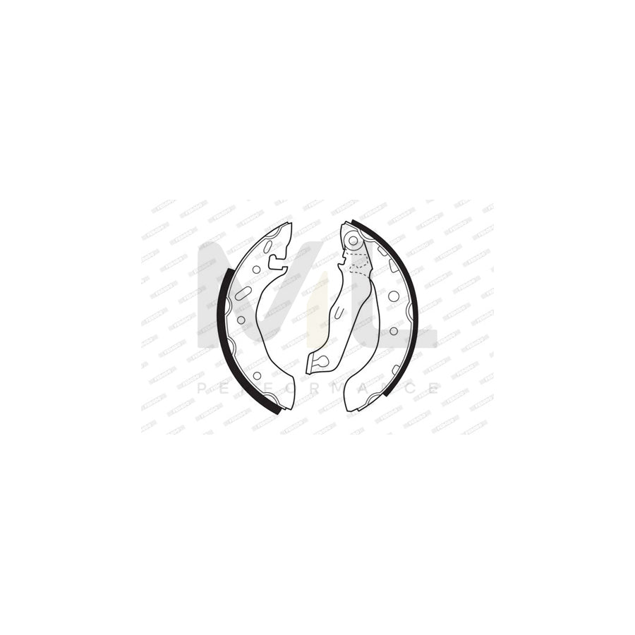 FERODO PREMIER FSB543 Brake Shoe Set | ML Performance Car Parts