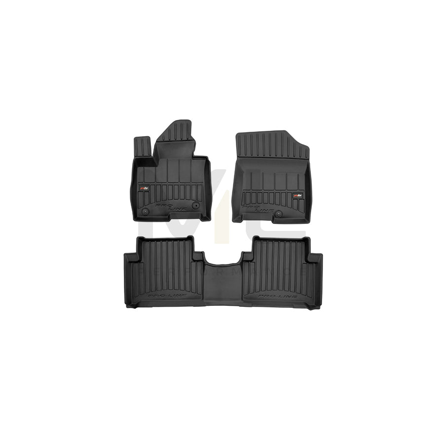 FROGUM Tailored, ProLine 3D425774 Floor mat set for KIA Sorento IV (MQ4) Elastomer, Front and Rear, Quantity: 3, Black, (LHD)