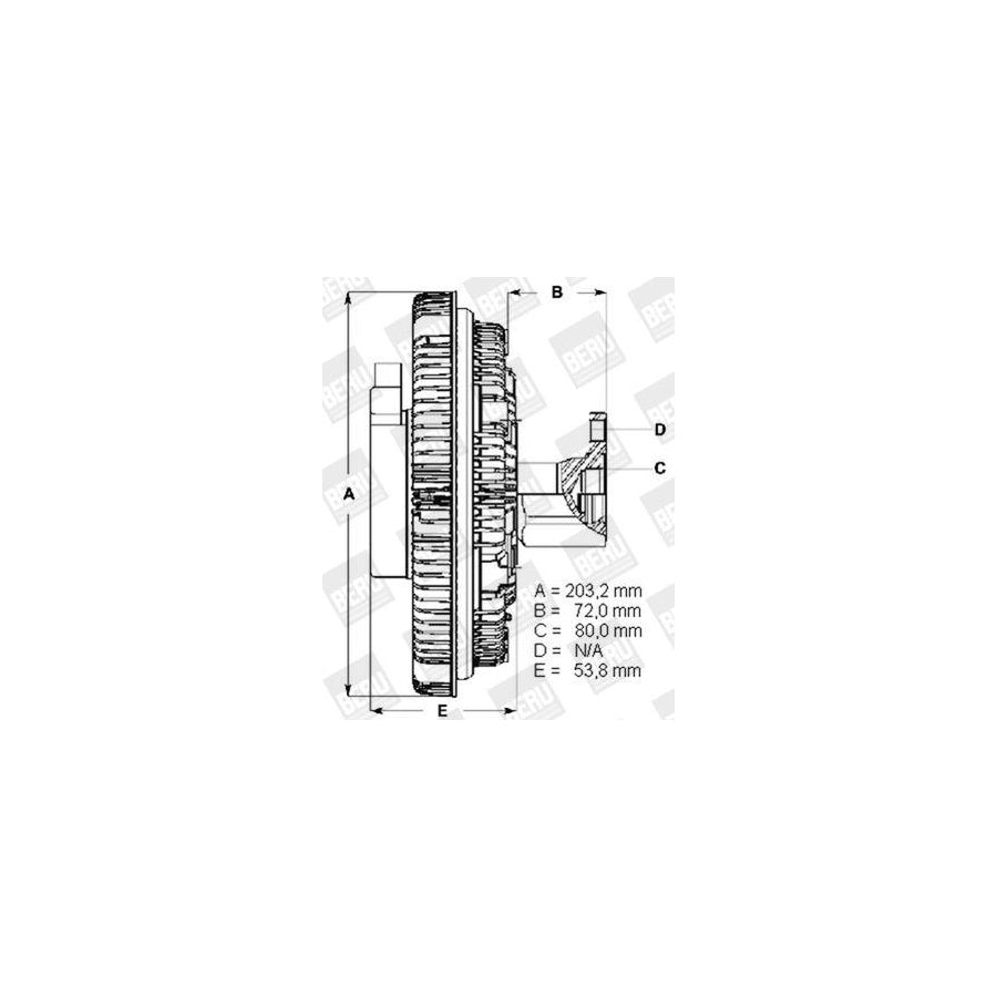 Beru Lk106 Fan Clutch