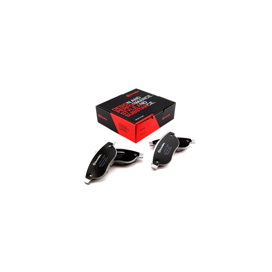 Brembo 07.B314.11 Citroën Peugeot Front HP2 High Performance Brake Pad Set (Inc. C3, C4, Xsara, Peugeot 206, 307 CC) | ML Performance US Car Parts
