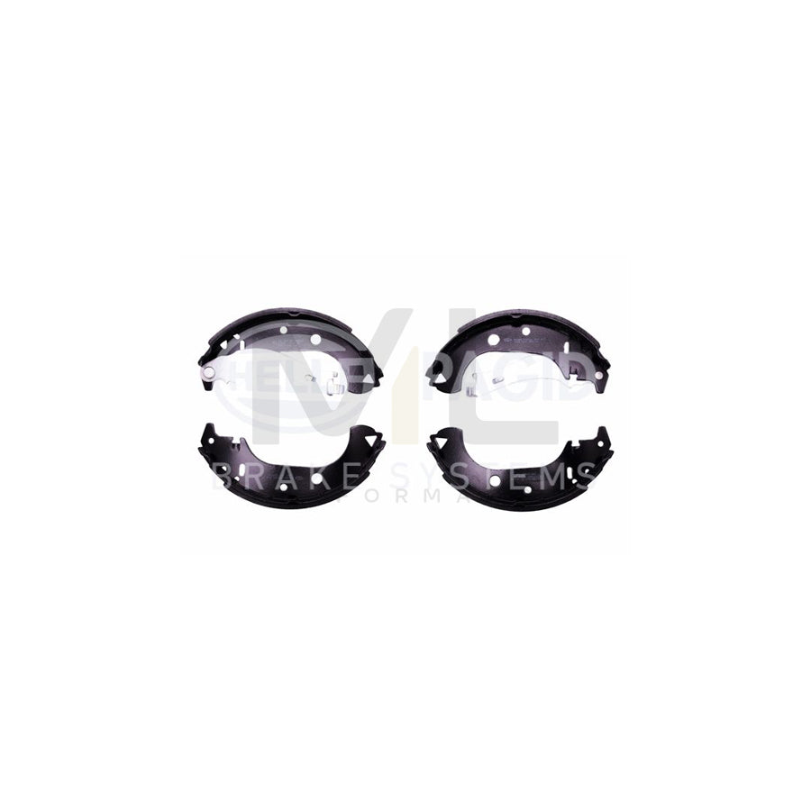 HELLA 8DB 355 002-611 Brake Shoe Set with handbrake lever