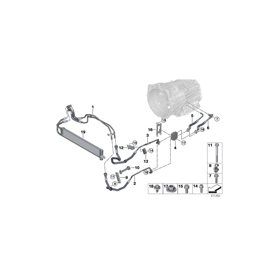 Genuine BMW 17227853589 F87 Spacer Pin (Inc. M2 & M235i Racing) | ML Performance US Car Parts