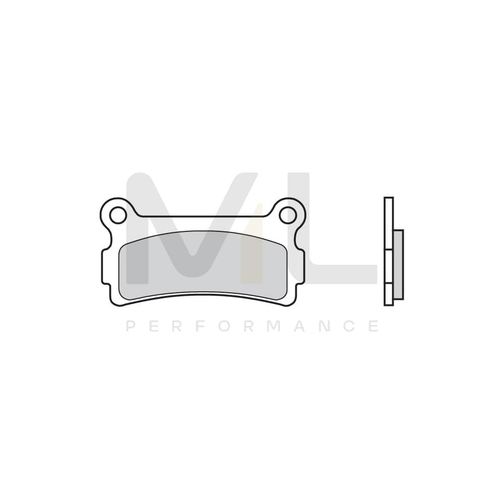 Brembo Carbon Ceramic, Road 07Gr5705 Brake Pad Set Front And Rear | ML Performance Car Parts