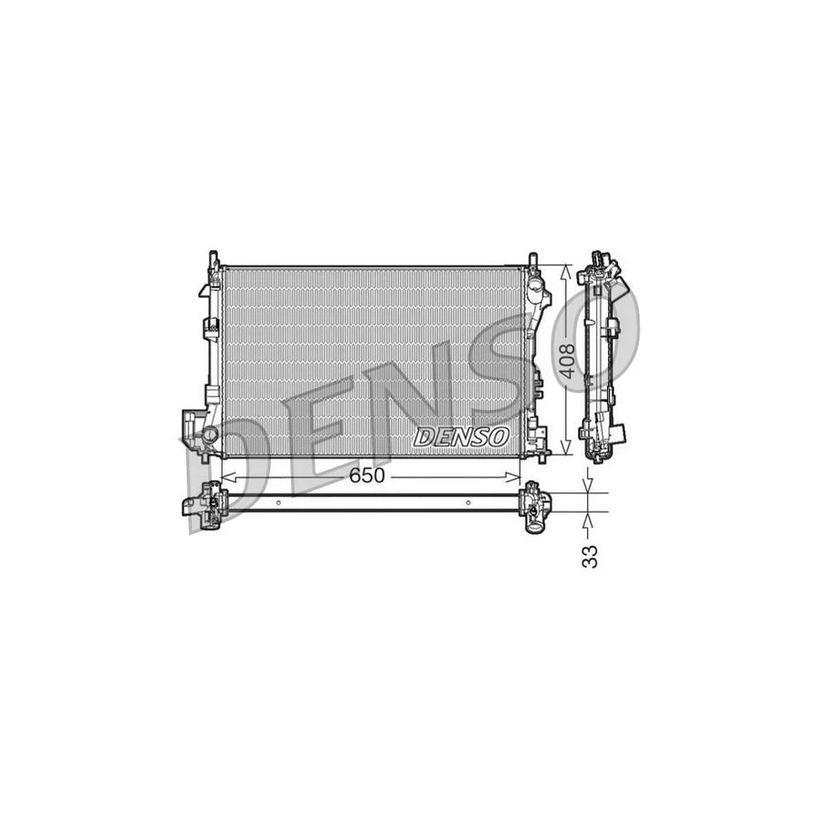 DENSO DRM20087 Engine Radiator