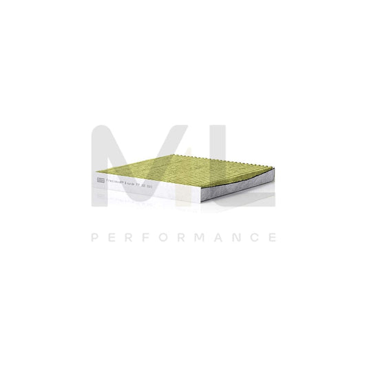 MANN-FILTER FP 22 021 Pollen filter Activated Carbon Filter, Activated Carbon Filter with polyphenol, Particulate filter (PM 2.5), with antibacterial action, with fungicidal effect, FreciousPlus