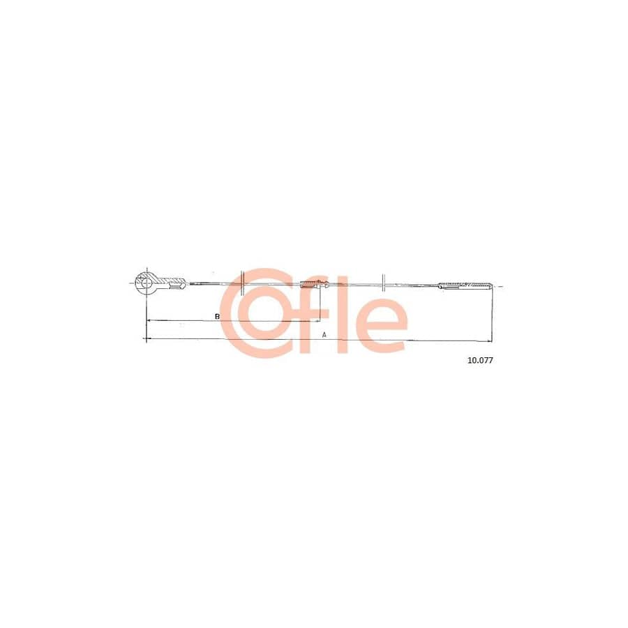 COFLE 10.077 Throttle Cable for VW TRANSPORTER