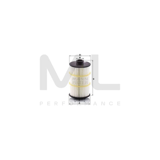 MANN-FILTER HU 7024 z Oil Filter with seal, Filter Insert