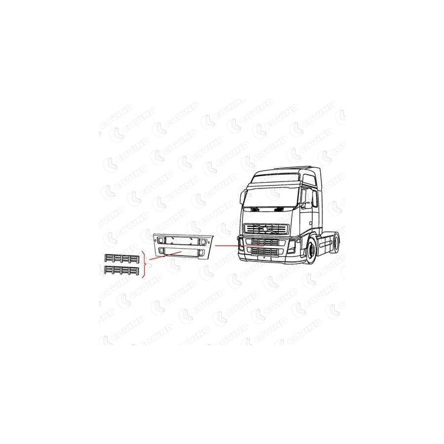 Covind 2Fh/152 Radiator Grille