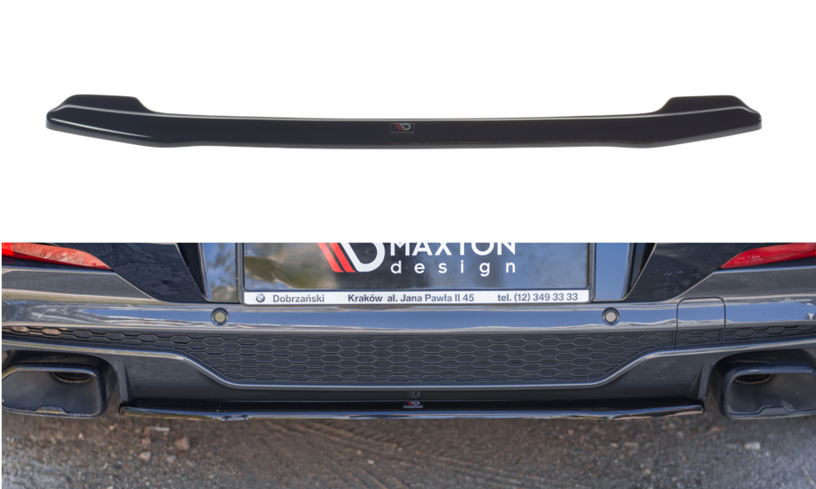 Maxton Design BM-X4-02-MPACK-RD1T Central Rear Splitter BMW X4 M-Pack G02 | ML Performance UK Car Parts