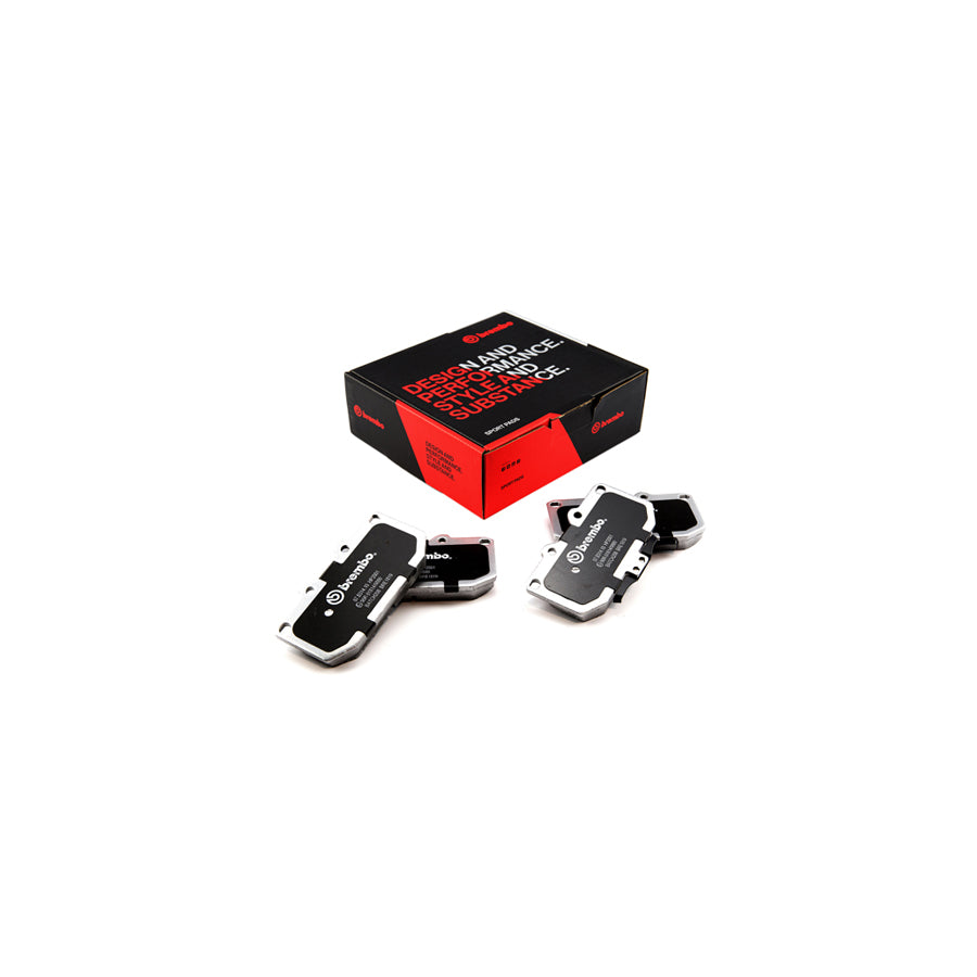 Brembo 07.B314.10 Nissan Subaru Toyota Front HP2 High Performance Brake Pad Set (Inc. 300ZX, Silvia, Impreza, Yaris) | ML Performance US Car Parts