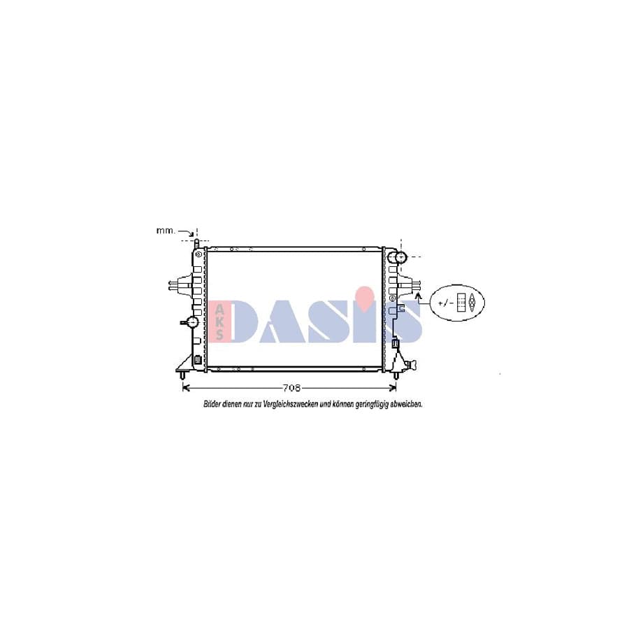 AKS Dasis 150046N Engine Radiator