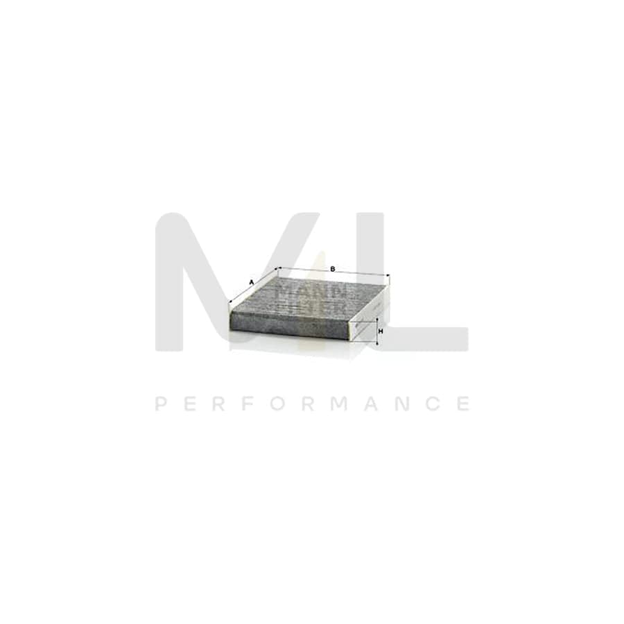 MANN-FILTER CUK 2145 Pollen filter for SUBARU IMPREZA Activated Carbon Filter