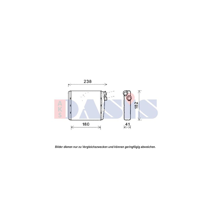 AKS Dasis 229008N Heater Matrix