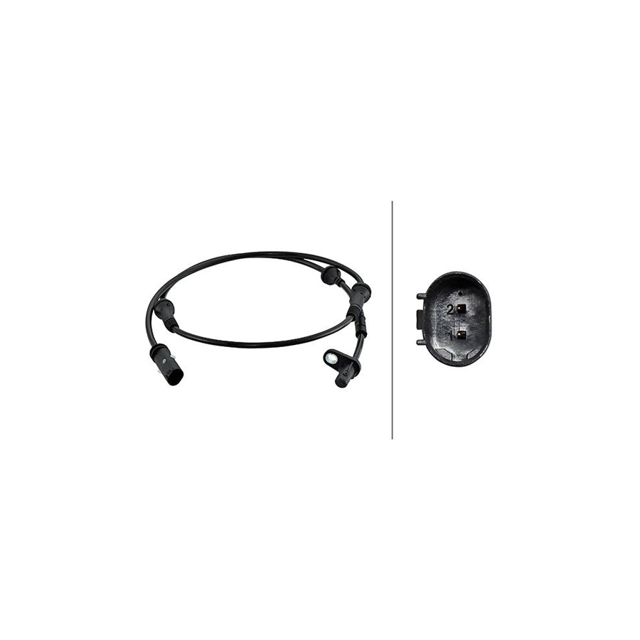 Hella 6PU 230 048-181 Abs Sensor