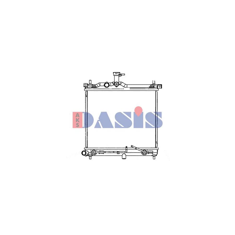 AKS Dasis 510193N Engine Radiator for Hyundai I10 I (Pa)