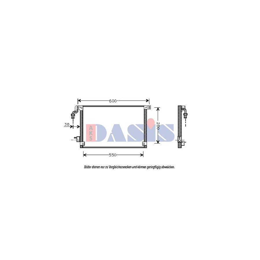 AKS Dasis 062003N Air Conditioning Condenser