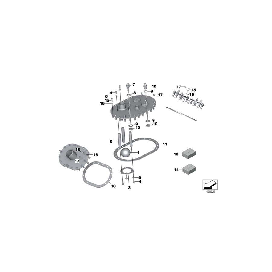 Genuine BMW 16008417725 BMW Wiring Harness, Tank MAIN FUEL PUMP (Inc.  & M6 GT3) | ML Performance US Car Parts