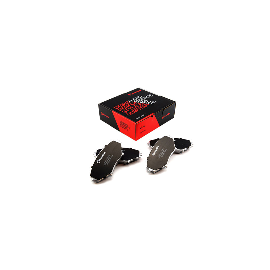 Brembo 07.B314.08 Mazda RX-8 Front HP2 High Performance Brake Pad Set | ML Performance US Car Parts