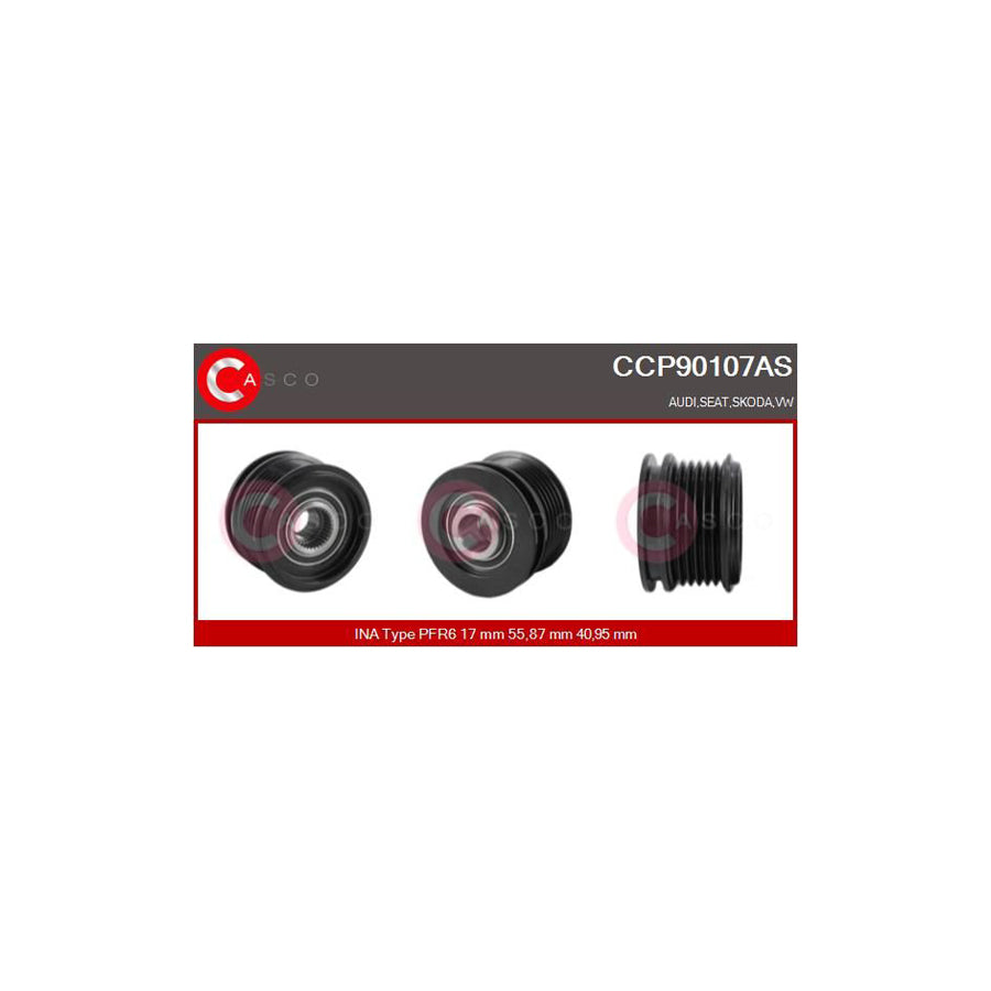 Casco Ccp90107As Pulley, Alternator