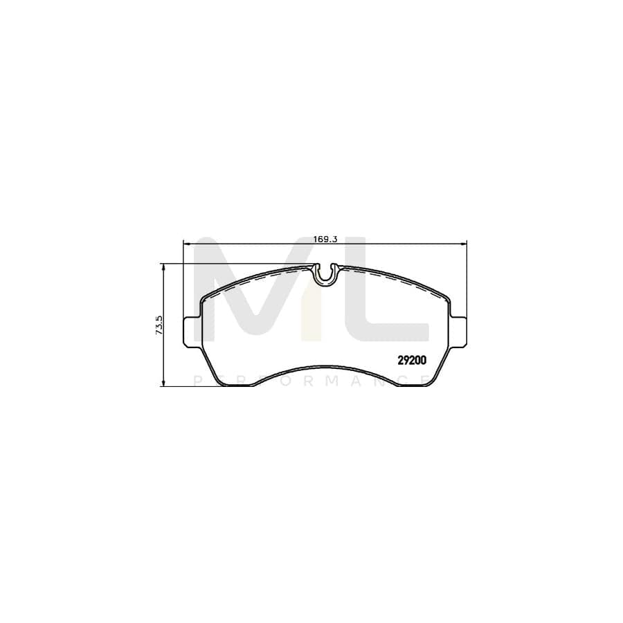 TEXTAR 2920070 Brake pad set Kit, incl. wear warning contact, with brake caliper screws, with accessories | ML Performance Car Parts