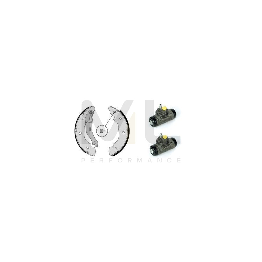 BREMBO STANDARD KIT H 24 068 Brake Shoe Set for FORD TRANSIT Ø: 254mm | ML Performance Car Parts