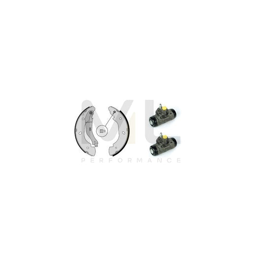 BREMBO STANDARD KIT H 24 068 Brake Shoe Set for FORD TRANSIT Ø: 254mm | ML Performance Car Parts