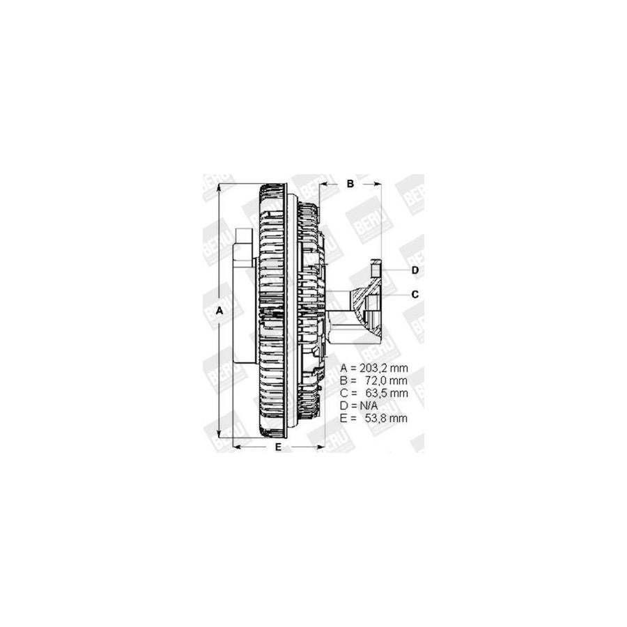 Beru Lk097 Fan Clutch
