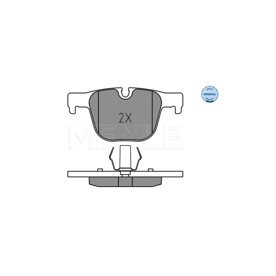 Meyle 025 255 1417 Brake Pad Set