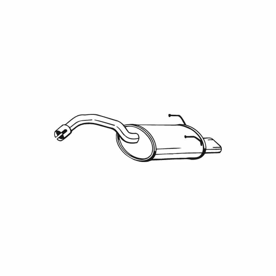 Bosal 148-175 Rear Silencer for Fiat 500
