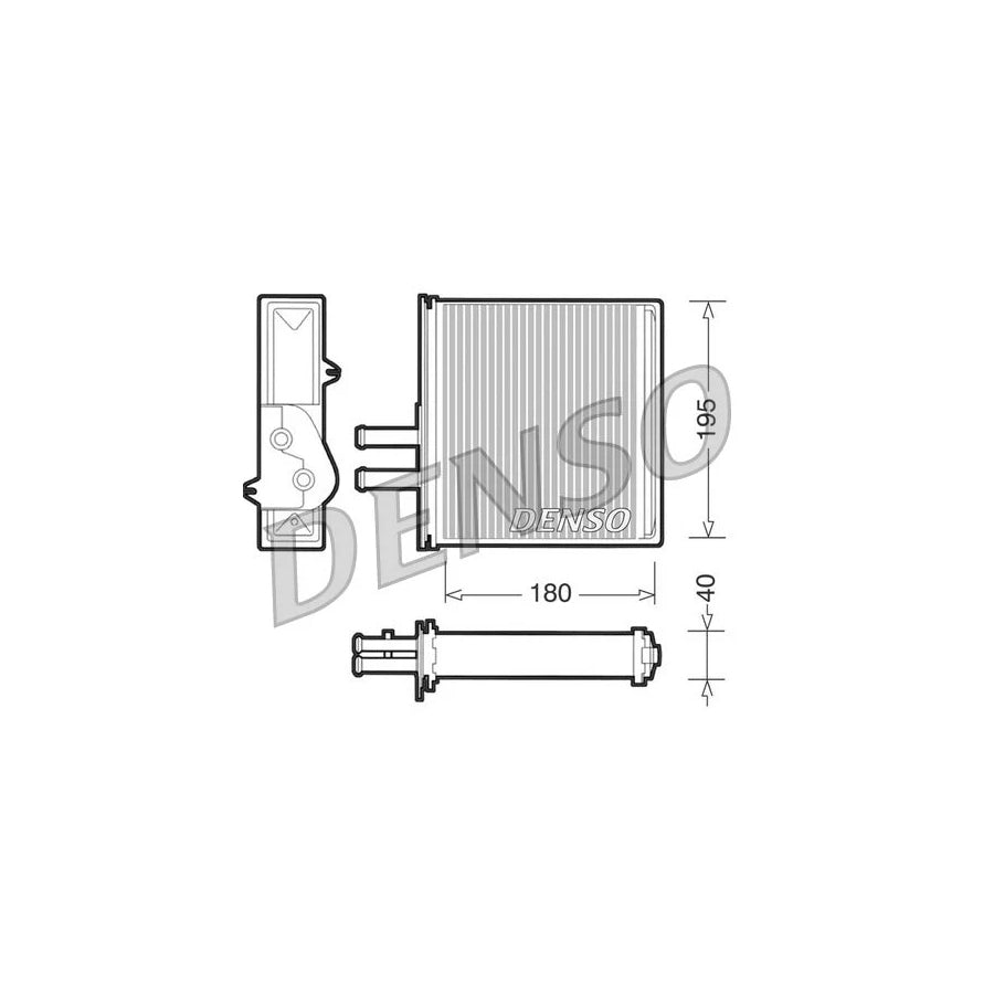DENSO DRR09060 Heater Matrix
