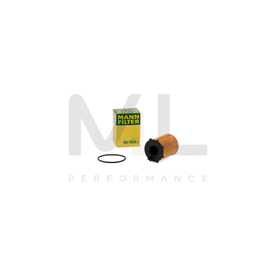 MANN-FILTER HU 7006 z Oil Filter with seal, Filter Insert