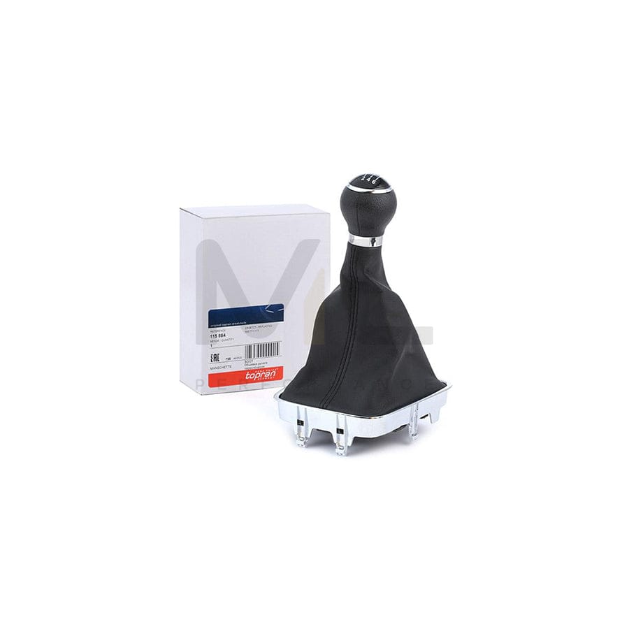 TOPRAN 115 884 Gear Lever Gaiter Black