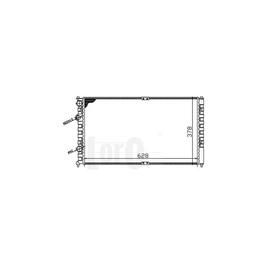 Abakus 0530170067 Engine Radiator