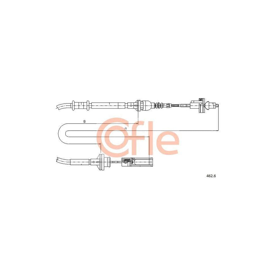Cofle 92.462.6 Clutch Cable