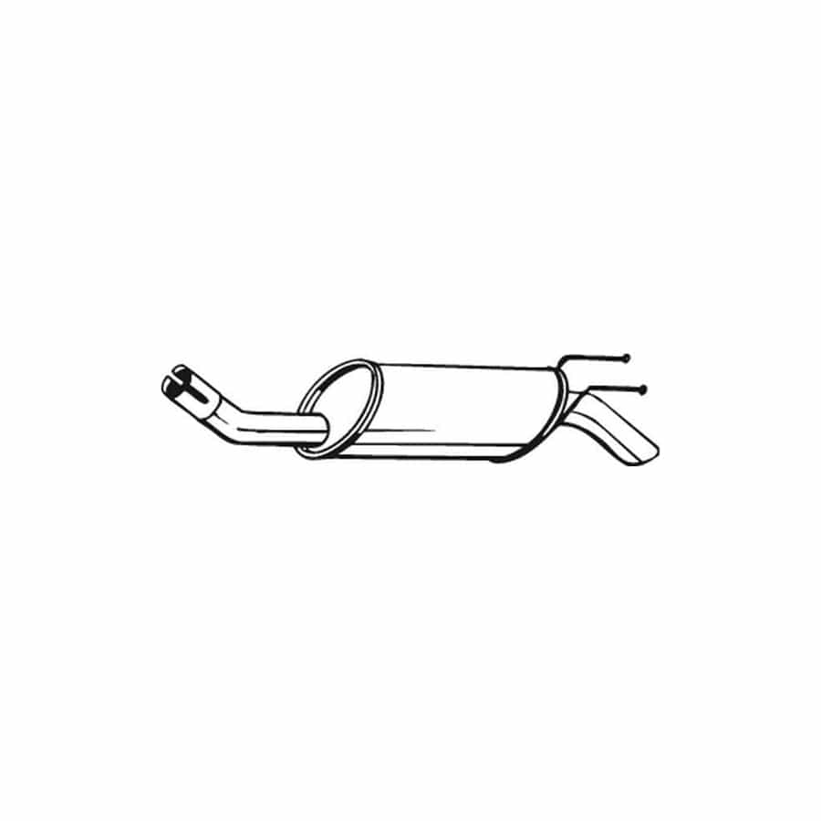 Bosal 148-167 Rear Silencer for Fiat Multipla (186)