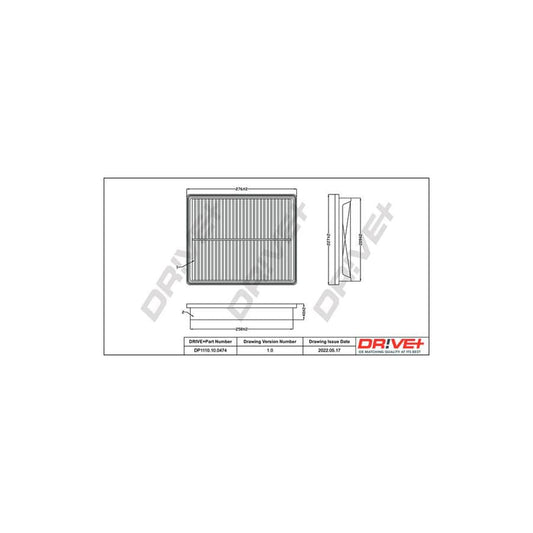 Dr!Ve+ Dp1110.10.0474 Air Filter