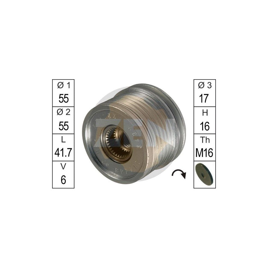 Era ZN5467 Alternator Freewheel Clutch