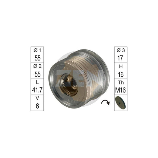 Era ZN5467 Alternator Freewheel Clutch
