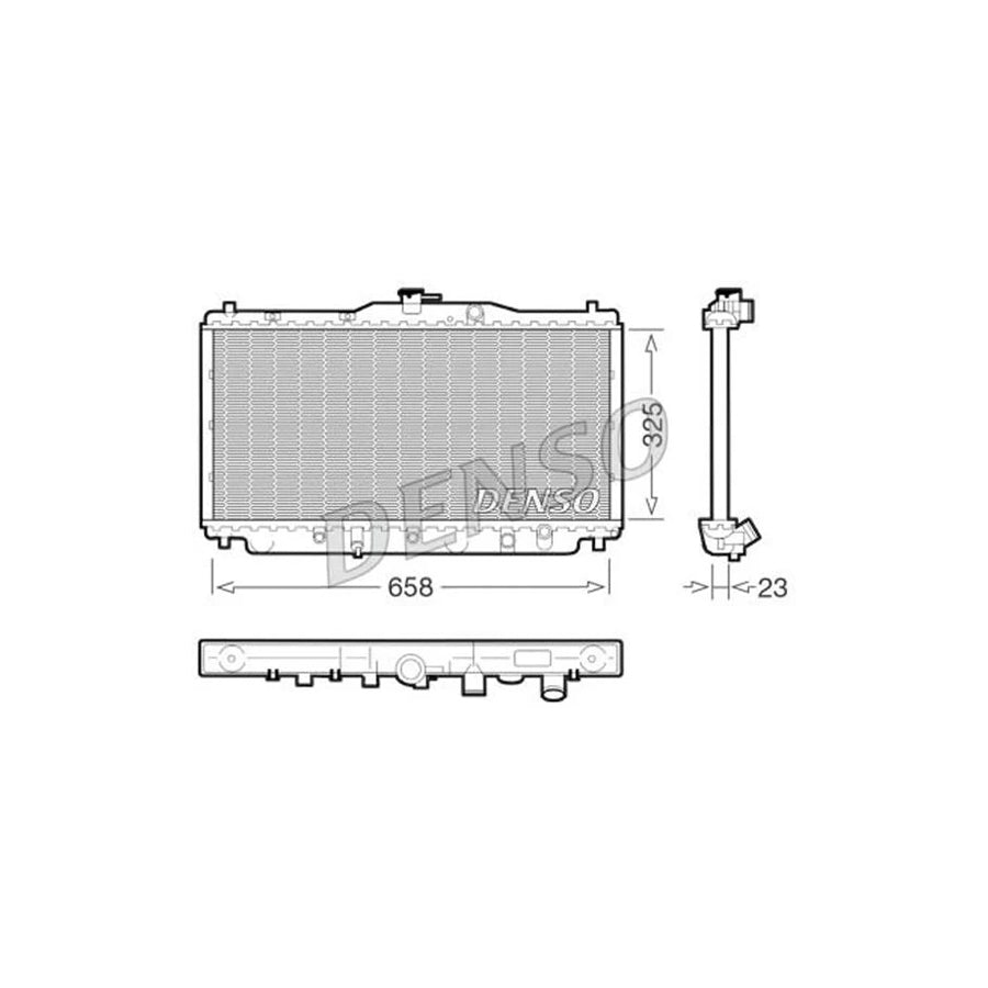 DENSO DRM40001 Engine Radiator