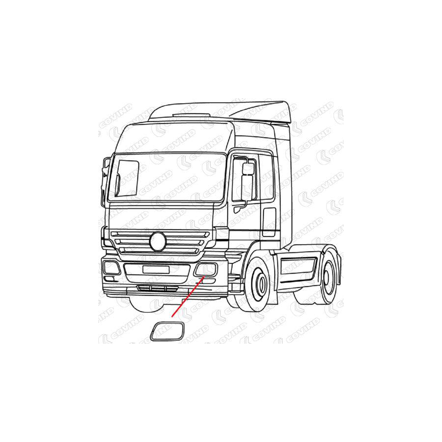 Covind 943/ 45 Frame, Headlight