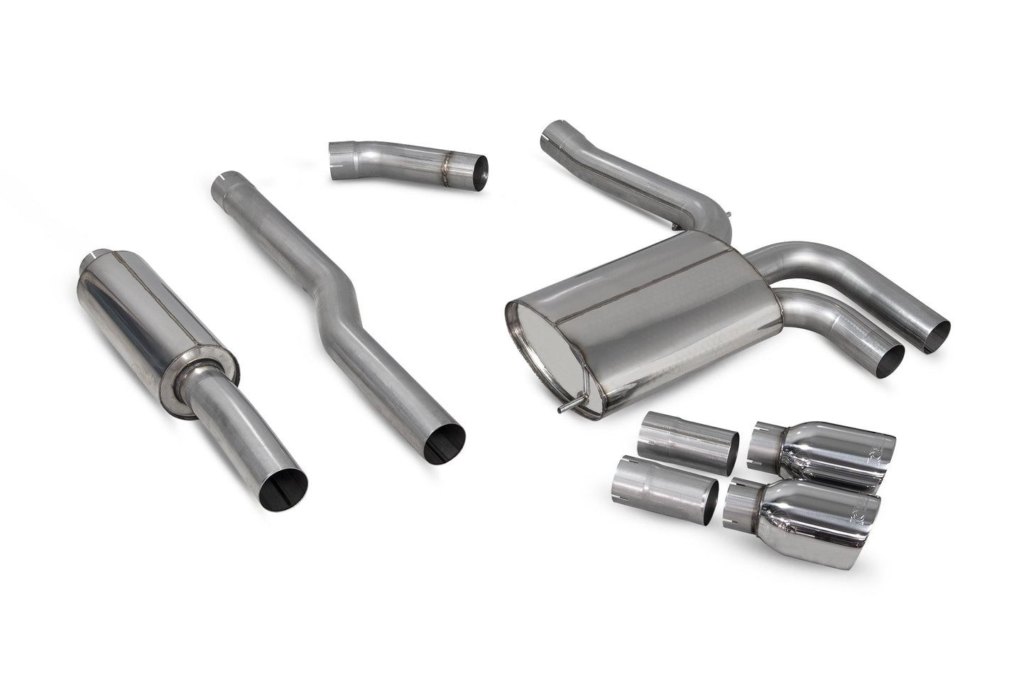 Scorpion SMN020 Mini Mini F55 Resonated Cat-Back System | ML Performance US US