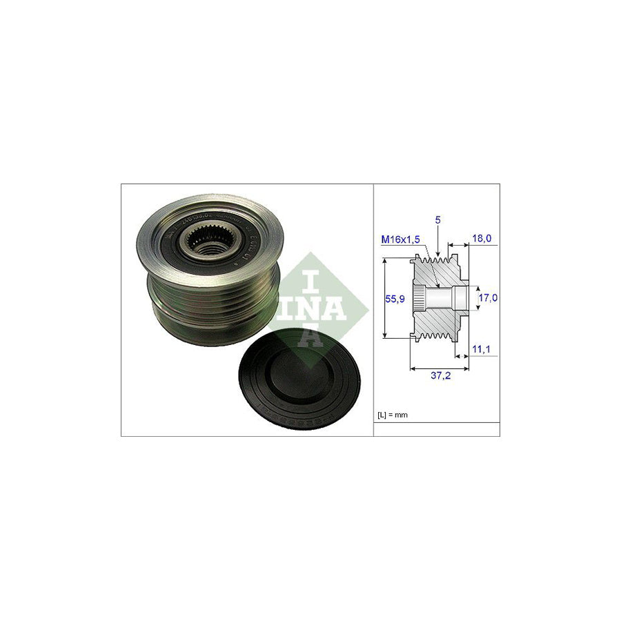 Ina 535 0096 10 Alternator Freewheel Clutch | ML Performance US Car Parts