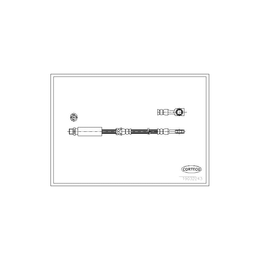 Corteco 19032243 Brake Hose