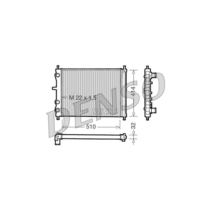 DENSO DRM09024 Engine Radiator