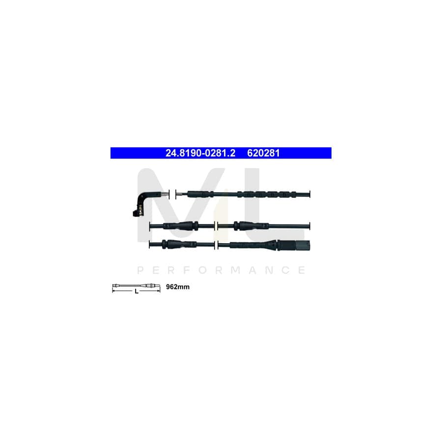 ATE 24.8190-0281.2 Brake pad wear sensor